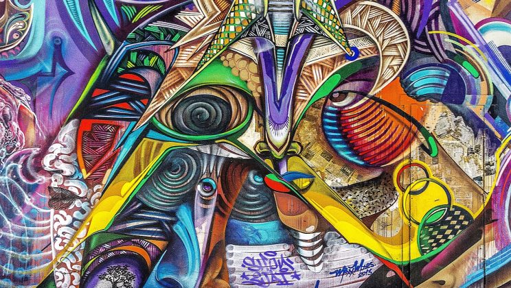 Treinta grafiteros llenan de arte urbano el recinto ferial de Valdespartera