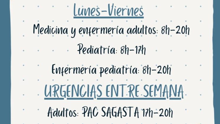 Horario de Centro Salud Valdespartera